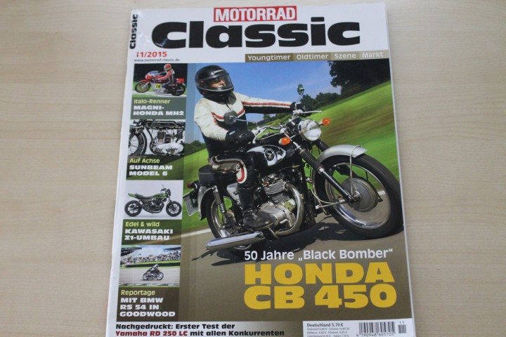 Deckblatt Motorrad Classic (11/2015)